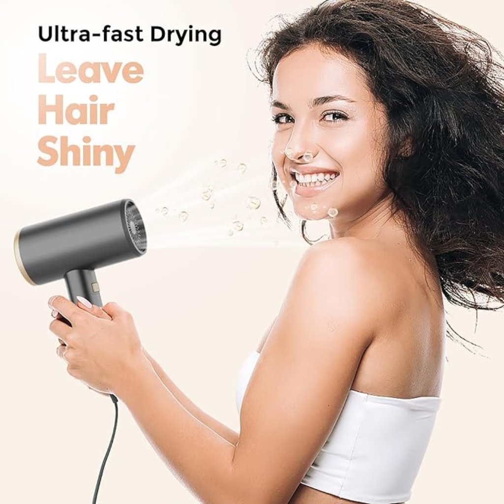 Siyoo Hair Dryer Ionic Blow Dryer 1600 Watt Negative Ions Salon Lightweight